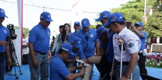 WH: Kedepan Saya Tak Mau Lagi Ada Jalan Rusak! Pencanangan Tahun Keselamatan Lalu lintas.(Foto : Humas Pemprov Banten)