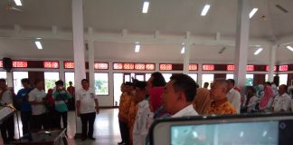 Dewan Kehormatan dan Pengurus PMI Kabupaten Pandeglang periode 2017-2022 dilantik di Pendopo Bupati Pandeglang, Rabu (02/08/2017)