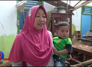 2 Rumah Warga Rusak Tertimpa tower BTS