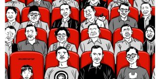 Cerita Viral Jokowi dan Prabowo Bersatu Nonton “Endgame” di Ilustrasi Komik Faktap