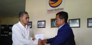 Nabil Jayabaya Ikut Penjaringan Bakal Calon Bupati Pandeglang Melalui Partai NasDem