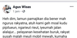 Soal Buruknya Infrastruktur Pandeglang, Pernyataan Agus Wisas Dinilai Tidak Sesuai Fakta