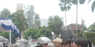 Persiapan Pilkades, Polres Pandeglang Gelar Simulasi Pengamanan TPS
