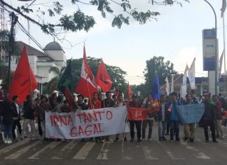 Refleksi Akhir Tahun, Mahasiswa Kritik Kinerja Pemkab Pandeglang