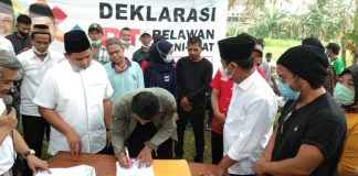 Puluhan Tim Relawan Nyatakan Dukungan untuk Paslon Nomor Urut 2 di Pilkada Pandeglang
