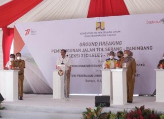 Ground Breaking Exit Tol Serang-Panimbang Dibuka, Ini Kata Menko Marves