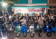 Di Vespa Banten Days 2022 dua Vespa 1977 dijadikan doorprize