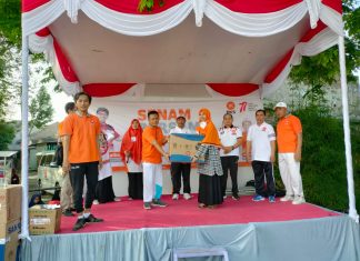 Memeriahkan HUT RI Ke 77, PKS menggelar senam bersama masyarakat bertajuk “Senam Go PKS Go”