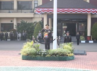 Polda Banten Gelar Upacara HUT Kemerdekaan Republik Indonesia ke-77