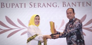 Ratu Tatu Raih Penghargaan Kepala Daerah Perempuan Inspiratif 2022