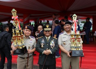 Kanwil BPN Banten dan Kantah Lebak Raih Penghargaan di HUT TNI Ke-77
