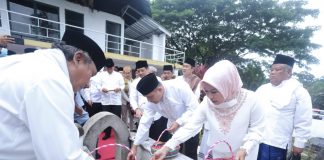 Jelang HUT Kabupaten Serang, Bupati dan Forkopimda Ziarah ke Makam Brigjen KH Syam’un