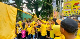 Sambut HUT Golkar ke-58, Ribuan Masyarakat Pandeglang Ikuti Jalan Santai