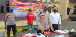Polres Pandeglang Berhasil Amankan 2 Pelajar Pembawa Sajam Yang Hendak Tawuran