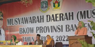 Musda ke V BKOW Banten, Adde Rosi Kembali Terpilih Jadi Ketua Periode 2022-2027