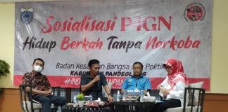 Perangi Narkoba, Badan Kesbangpol Pandeglang Sosialisasi P4GN