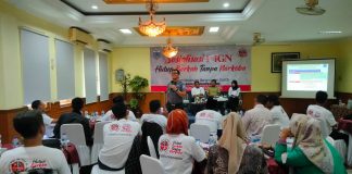 Sosialisasi P4GN, Kesbangpol Pandeglang Ajak Seluruh Komponen Masyarakat Berperan Perangi Narkoba