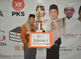 Apresiasi Ulama dan Santri, Fraksi PKS DPRD Banten Adakan Lomba Baca Kitab Kuning