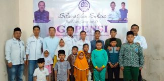 HUT ke-64, BPC Gapensi Pandeglang Santuni Yatim Piatu