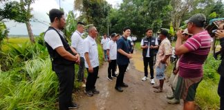 Anggota DPR RI, Rizki Aulia Rahman Natakusumah Tinjau Pembangunan Infrastruktur Jalan