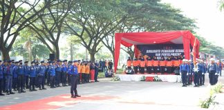 HUT Damkar ke-104, Wabup Serang Dorong Perusahaan Miliki Mobil Damkar