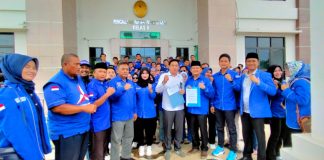 Ratusan Kader DPC Partai Demokrat Pandeglang Ajukan Surat Perlindungan Hukum dan Keadilan Ke PN Pandeglang