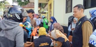Samsat Pandeglang Gelar Razia Pajak, Puluhan Pengendara Terjaring