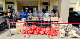Berkedok Toko Kelontongan, Ribuan Botol Miras Disita Dari Rumah Warga di Pandeglang