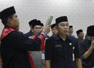 Tiga Pejabat Tidak Hadiri Pelantikan, Sekda Pandeglang : Mereka Harus Tetap Diambil Sumpah