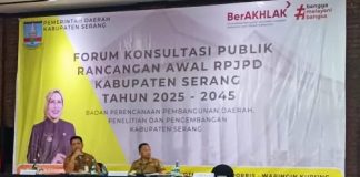 Bappeda Litbang Gelar Forum Konsultasi Publik Rancangan Awal RPJPD Kabupaten Serang tahun 2025-2045