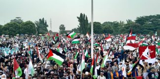 Ribuan Warga Pandeglang Gelar Dzikir dan Doa Bersama Untuk Palestina