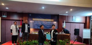 Terpilih Secara Aklamasi, Rizki Aulia Rahman Natakusumah Jabat Ketua KONI Pandeglang