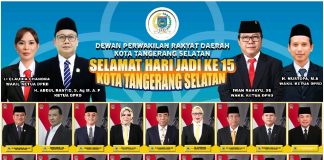 DPRD Kota Tangsel Mengucapkan Selamat HUT ke-15 Kota Tangsel