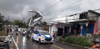 Puluhan Rumah dan Toko di Batubantar Pandeglang Rusak Dihantam Puting Beliung