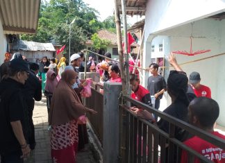 HUT ke-51 PDIP, Relawan Ganjar-Mahpud Bagikan Sembako