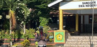 Satlantas polres Pandeglang Edukasi Siswa Tertib Berlalulintas