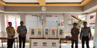 H-1, Rutan Kelas IIB Pandeglang Terima Logistik Pemilu 2024