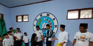 Berbagi Kebahagiaan, Porwan Pandeglang Santuni Puluhan Yatim Piatu
