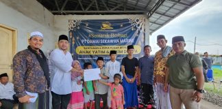 Ramadan Semarak Berbagi, Damai Sekawan Marine Santuni Anak Yatim dan Duafa