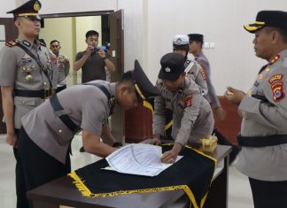 Kasatlantas Polres Pandeglang Resmi Berganti