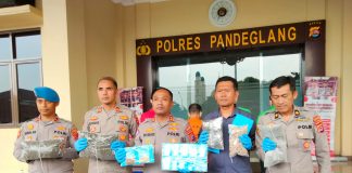 Tiga Pengedar Ganja di Pandeglang Dibekuk