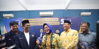 Daftar Cagub ke NasDem Banten, Airin Sampaikan Pesan Kebersamaan
