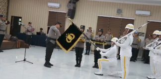 Peringati Hari Bhayangkara, Polda Banten Gelar Tradisi Pencucian Pataka Polri