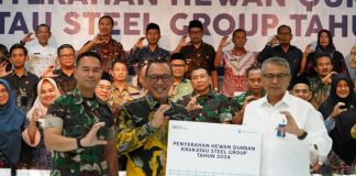 Pemkot Cilegon Terima Puluhan Hewan Kurban dari PT Krakatau Steel Group