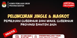 KPU Provinsi Banten Luncurkan Jingle dan Maskot Pemilihan Gubernur dan Wakil Gubernur