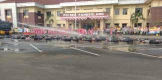 Puluhan Anggota Polres Pandeglang Dapat Kenaikan Pangkat Satu Tingkat