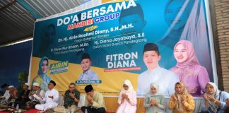 Para Kiai dan Ustadz di Pandeglang Doa Bersama Untuk Airin Rachmi Diany
