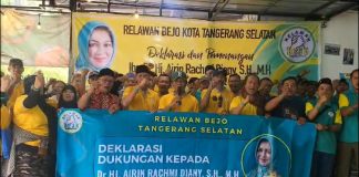 Relawan Bejo Totalitas Menangkan Airin