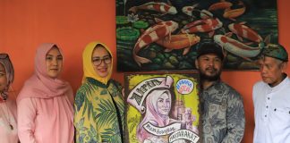 Seniman Gambarkan Harapan untuk Airin Melalui Lukisan