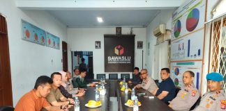 Gelar Rakor, Polres Pandeglang Ajak Bawaslu Lakukan Pengawasan Tahapan Pilkada